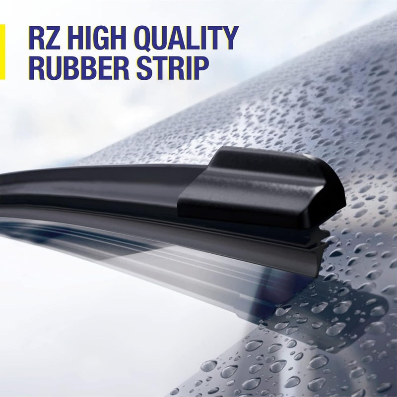 5PLUS 3 Wipers 26"/17"/12" Replacement For NISSAN ROGUE 2021-2015 Pathfinder 2019-2013, 26 Inch+17 Inch Windshield Wiper Blades with 12 Inch Rear Wiper Blade-Original Factory Quality - Image 4